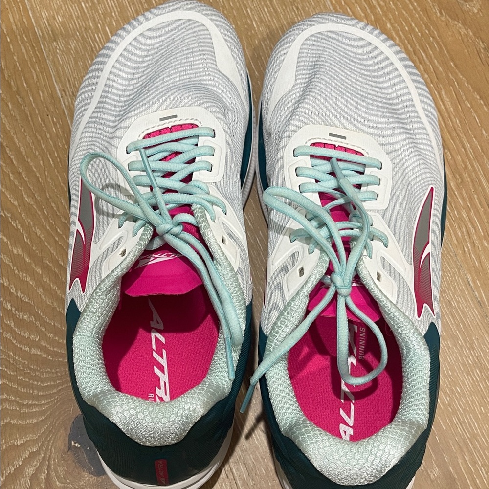 Altra Women's Athletic Shoes - White, Teal, and Pink